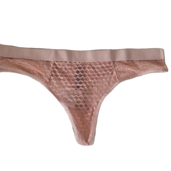 Adore Me Beige Elastic Waist Pull On Thong Panty  Womens Size XL - Picture 1 of 11